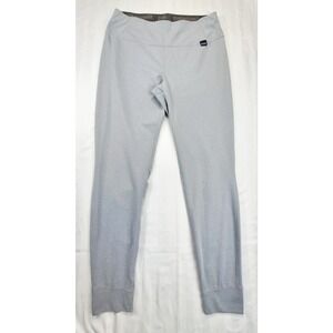 Patagonia Gray Midweight Capilene Baselayer  Stretch Worn Wear Pants Sz XL